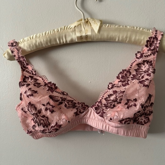 Cosabella Italy pink  lace bralette S - Picture 3 of 5